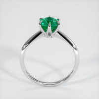 0.73 Ct. Emerald Ring, Platinum 950 3