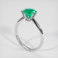 1.31 Ct. Emerald Ring, Platinum 950 2