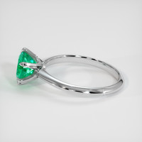 1.31 Ct. Emerald Ring, Platinum 950 4