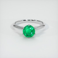 1.74 Ct. Emerald Ring, Platinum 950 1