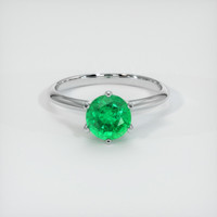 2.24 Ct. Emerald Ring, Platinum 950 1