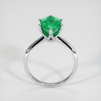 2.58 Ct. Emerald Ring, Platinum 950 3