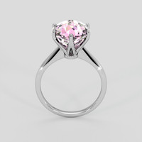 6.07 Ct. Pink Kunzite Ring, Platinum 950 3