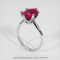 3.20 Ct. Gemstone Ring, Platinum 950 2