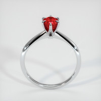 1.00 Ct. Ruby Ring, Platinum 950 3