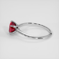 2.31 Ct. Ruby Ring, Platinum 950 4