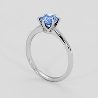 1.50 Ct. Blue Sapphire Ring, Platinum 950 2