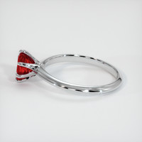 0.81 Ct. Ruby Ring, Platinum 950 4