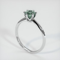 0.74 Ct. Sapphire Ring, Platinum 950 2