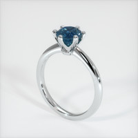 1.44 Ct. Sapphire Ring, Platinum 950 2