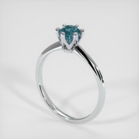 0.81 Ct. Sapphire Ring, Platinum 950 2