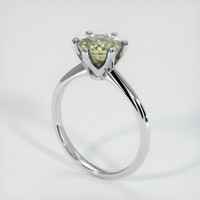1.39 Ct. Yellow Sapphire Ring, Platinum 950 2