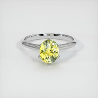 1.97 Ct. Sapphire Ring, Platinum 950 1