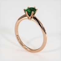 0.72 Ct. Gemstone Ring, 14K Rose Gold 2