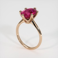 3.20 Ct. Gemstone Ring, 14K Rose Gold 2