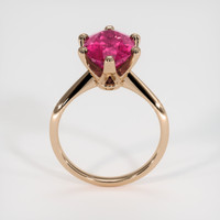 3.20 Ct. Gemstone Ring, 14K Rose Gold 3