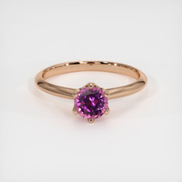 0.88 Ct. Gemstone Ring, 14K Rose Gold 1