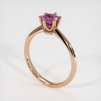 0.88 Ct. Gemstone Ring, 14K Rose Gold 2