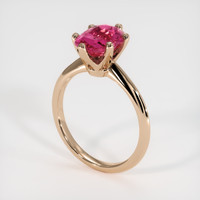 2.57 Ct. Sapphire Ring, 14K Rose Gold 2