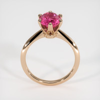 2.57 Ct. Sapphire Ring, 14K Rose Gold 3