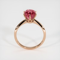 3.07 Ct. Sapphire Ring, 14K Rose Gold 3