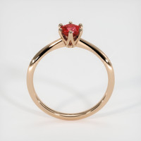 0.71 Ct. Ruby Ring, 14K Rose Gold 3