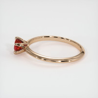 0.71 Ct. Ruby Ring, 14K Rose Gold 4