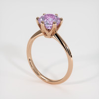 2.07 Ct. Sapphire Ring, 14K Rose Gold 2
