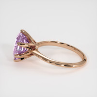 3.50 Ct. Sapphire Ring, 14K Rose Gold 4