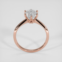 3.35 Ct. White Sapphire Ring, 14K Rose Gold 3