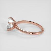 3.35 Ct. White Sapphire Ring, 14K Rose Gold 4
