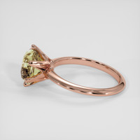 4.16 Ct. Bi Color Sapphire Ring, 14K Rose Gold 4
