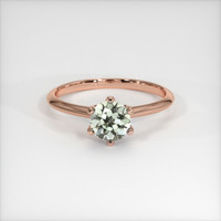 0.95 Ct. Sapphire Ring, 14K Rose Gold 1