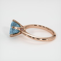 3.24 Ct. Sapphire Ring, 14K Rose Gold 4