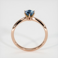 0.58 Ct. Sapphire Ring, 14K Rose Gold 3