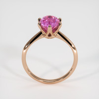 2.12 Ct. Sapphire Ring, 18K Rose Gold 3