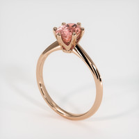 1.80 Ct. Padparadscha Sapphire Ring, 18K Rose Gold 2