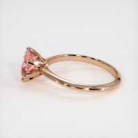 1.80 Ct. Padparadscha Sapphire Ring, 18K Rose Gold 4