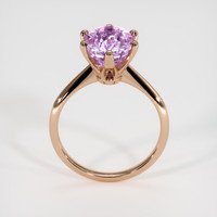 3.50 Ct. Sapphire Ring, 18K Rose Gold 3