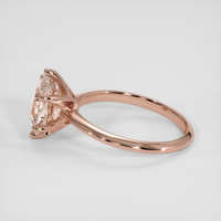 3.55 Ct. Padparadscha Sapphire Ring, 18K Rose Gold 4