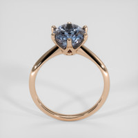 3.93 Ct. Bi Color Sapphire Ring, 18K Rose Gold 3