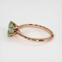 1.74 Ct. Green Sapphire Ring, 18K Rose Gold 4