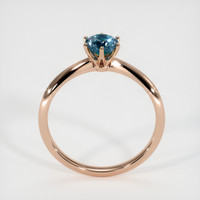 0.55 Ct. Sapphire Ring, 18K Rose Gold 3