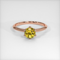 0.94 Ct. Sapphire Ring, 18K Rose Gold 1