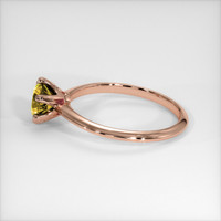 0.94 Ct. Sapphire Ring, 18K Rose Gold 4