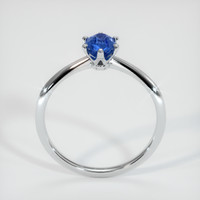 0.96 Ct. Blue Sapphire Ring, 10K White Gold 3