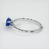 0.96 Ct. Blue Sapphire Ring, 10K White Gold 4