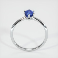 0.95 Ct. Blue Sapphire Ring, 10K White Gold 3