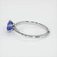 0.95 Ct. Blue Sapphire Ring, 10K White Gold 4