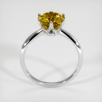 2.10 Ct. Yellowish Green Sphene (Titanite) Ring, 10K White Gold 3